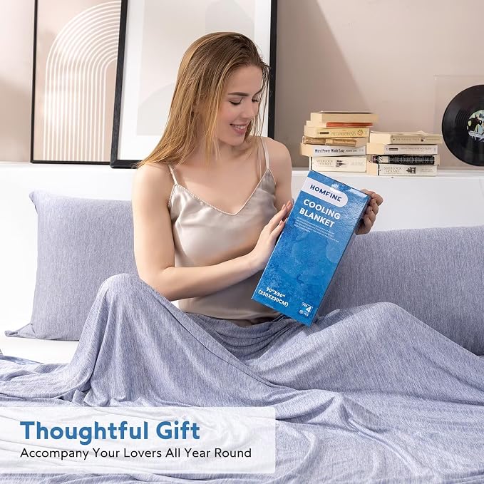 HOMFINE Cooling Blankets for Hot Sleepers - Image 7