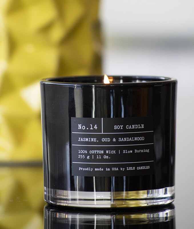 Lulu Candles | Tobacco, Spice & Vanilla | Luxury Scented Soy Jar Candle | Hand - Image 3