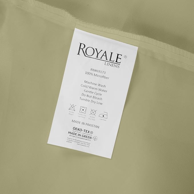 Royale Linens 2 Pack Bulk Flat Sheet Set - Image 9