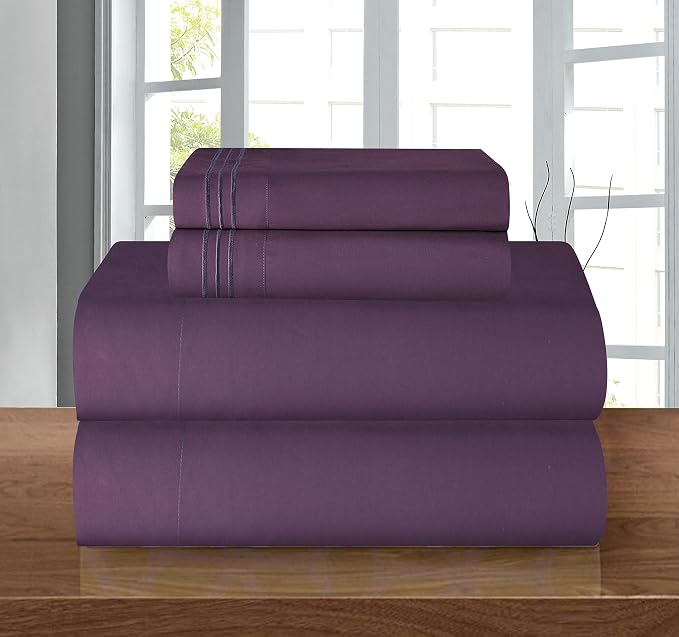 Elegant Comfort Luxurious Soft 1500 Thread Count Egyptian Quality 4-Piece Bed - Image 2