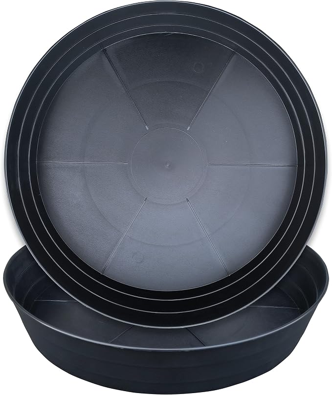 LWALRS Plant Saucer 18 Inch, Extra Large Planter Saucer 2 Pack, Plastic Plant by LWALRS