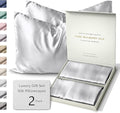 SUNDAYSILKS™ | Silk Pillow Cases 2 Pack | 22 Momme Mulberry Silk Pillowcase Set by ColoradoHomeCo