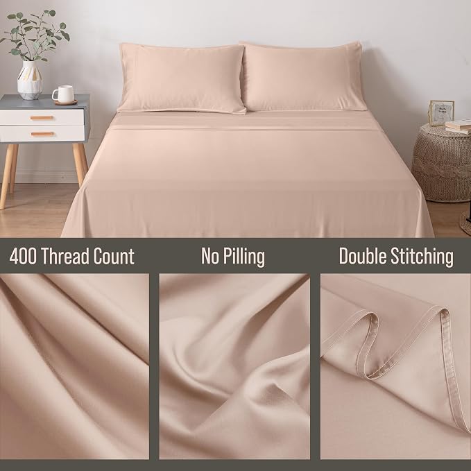 Bella Coterie | Luxury Bamboo Viscose King Size Pillowcase Set | 100% - Image 3
