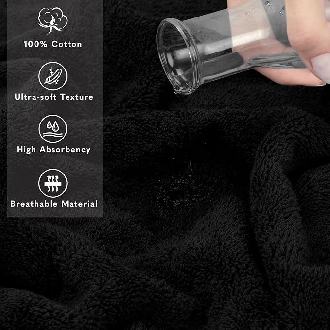 American Soft Linen 100% Cotton 600 GSM Turkish 40x80 Oversized Bath Towel Sheet - Image 4