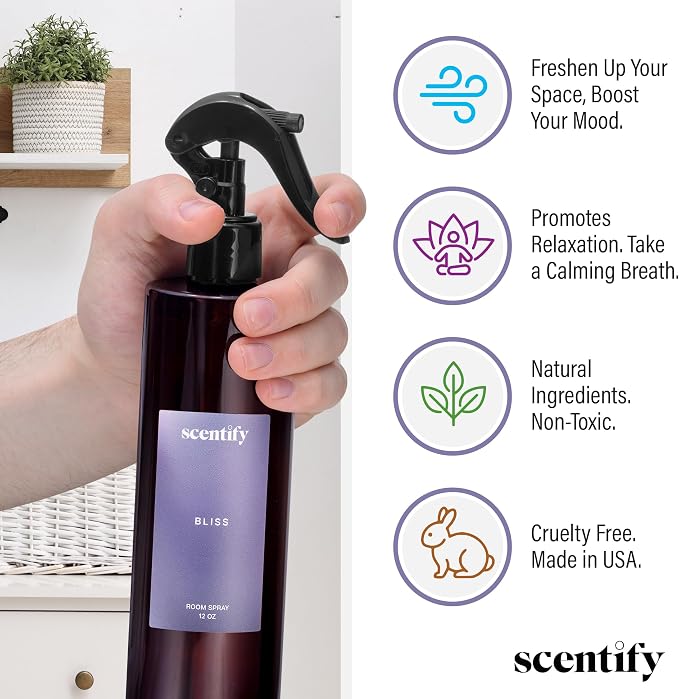 Scentify Bliss Odor Neutralizing Room Spray – Luxury Eucalyptus & Bergamot - Image 5