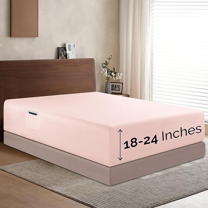 Elegant Comfort 1500 Premium Hotel Quality 18-24 Inches Deep by ELEGANTCOMFORT