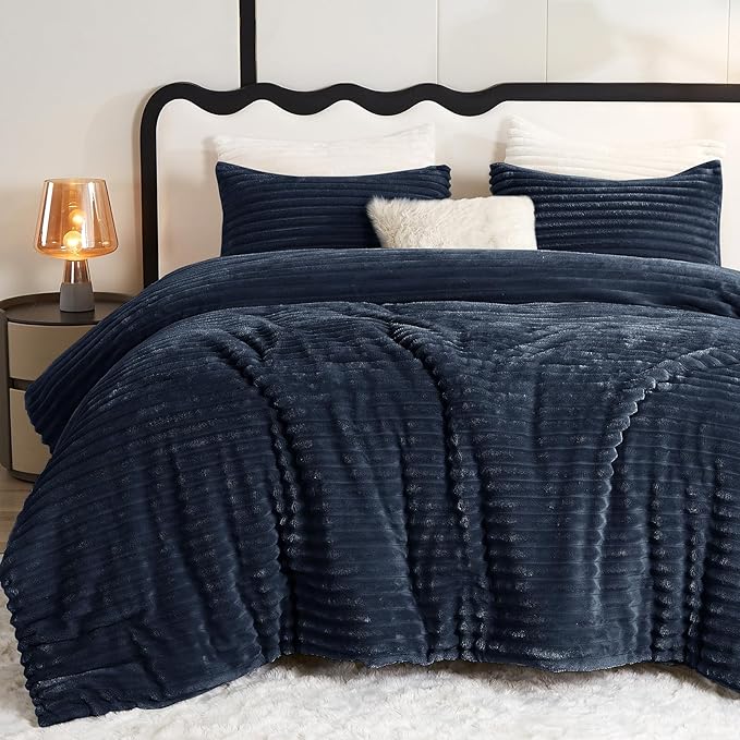 CozyLux Fluffy King Size Comforter Set by CozyLux