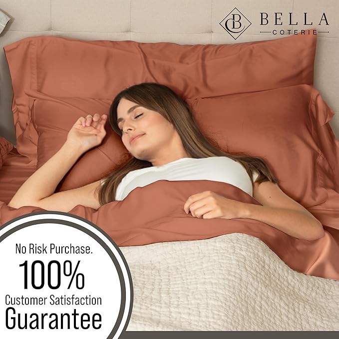 Bella Coterie | Luxury Bamboo Viscose King Size Pillowcase Set | 100% - Image 5