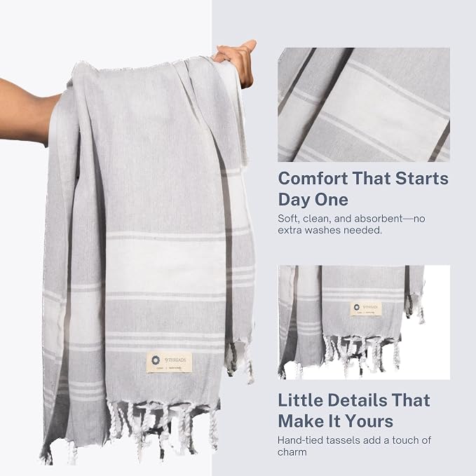 Cotton Turkish Beach Towel - Image 7