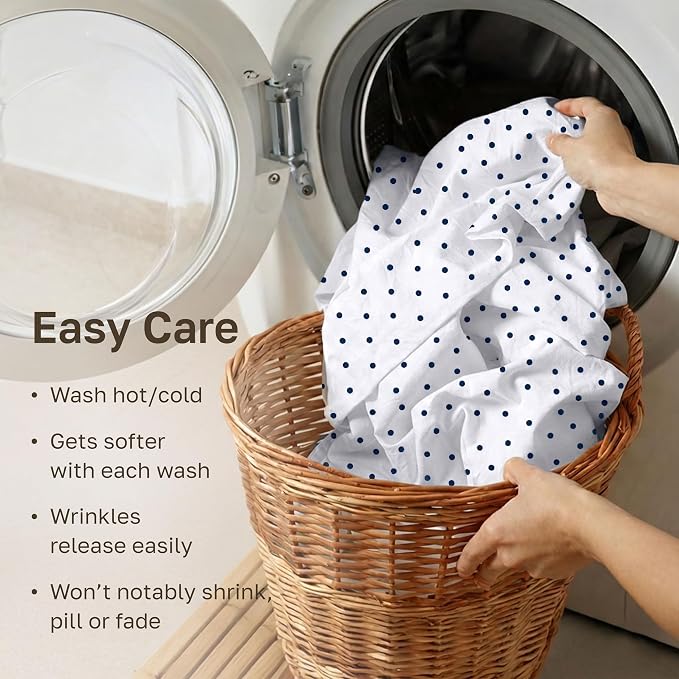 California Design Den Soft 100% Cotton King Sheet Set, 400 TC Good Housekeeping - Image 7
