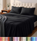 Utopia Jersey Knit 4-Piece Queen Sheet Set Cotton Sheets Soft, Stretchy T-Shirt by UTOPIABEDDING