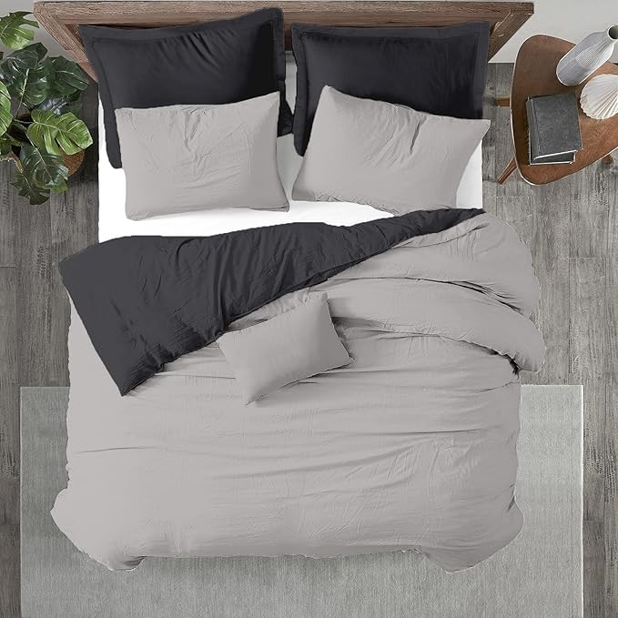 Kotton Culture 3 Pc California King Size Duvet Cover Set -100% Egyptian Cotton by KottonCulture