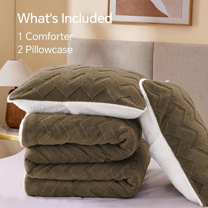 BEDELITE Fluffy Twin Comforter Set - Image 8