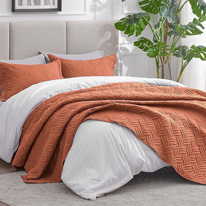 Love's cabin Quilts for Full Bed Umber Bedspreads Bedding Set - Image 2