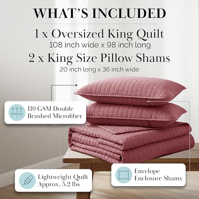 Southshore Fine Living, Inc. Oversized King Quilt Bedding Set - Image 2