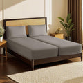 LBRO2M Split King Sheet Sets for Adjustable Bed 1000 Thread Count 100% Egyptian by LBRO2MBedding