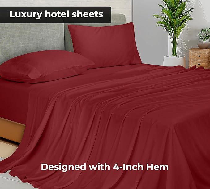 Royale Linens King Flat Sheet - Image 3