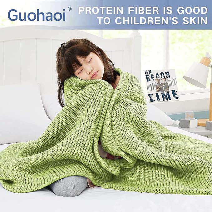 Guohaoi Knitted Weighted Blanket - Image 2