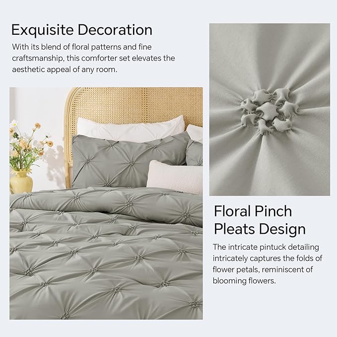 BEDELITE Grey King Size Comforter Set - Image 4