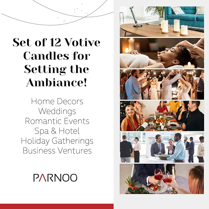 Red Apple Cinnamon Scented Votive Candles, Scented 10 Hour Burn Time - Image 4