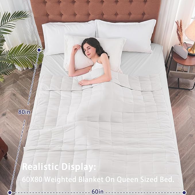 yescool Weighted Blanket for Adults Cooling Heavy Blanket for Sleeping Perfect - Image 2