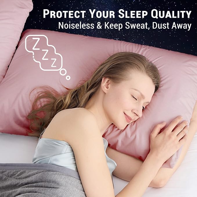 Gogreen Bamboo Rayon Waterproof Pillow Protector, Breathable Pillow Cover - Image 5