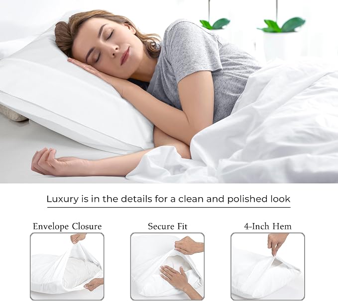 Royale Linens King Pillowcase Set of 2 - Image 7
