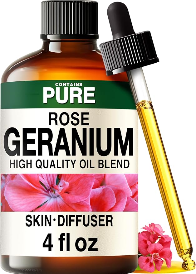 100% Pure Rose Geranium Oil by Kukka