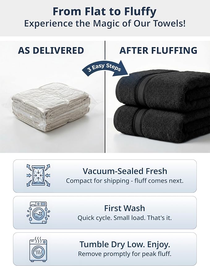 LANE LINEN Luxury Bath Towels Set - Image 7