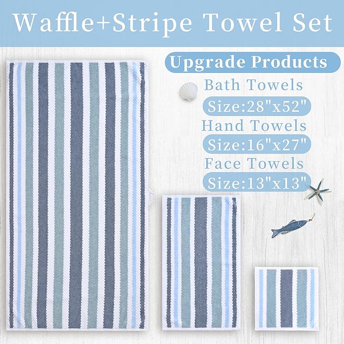 Striped Bath Towels - Image 4