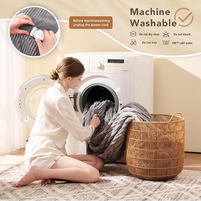 Homemate Heated Blanket Electric Throw - Image 7