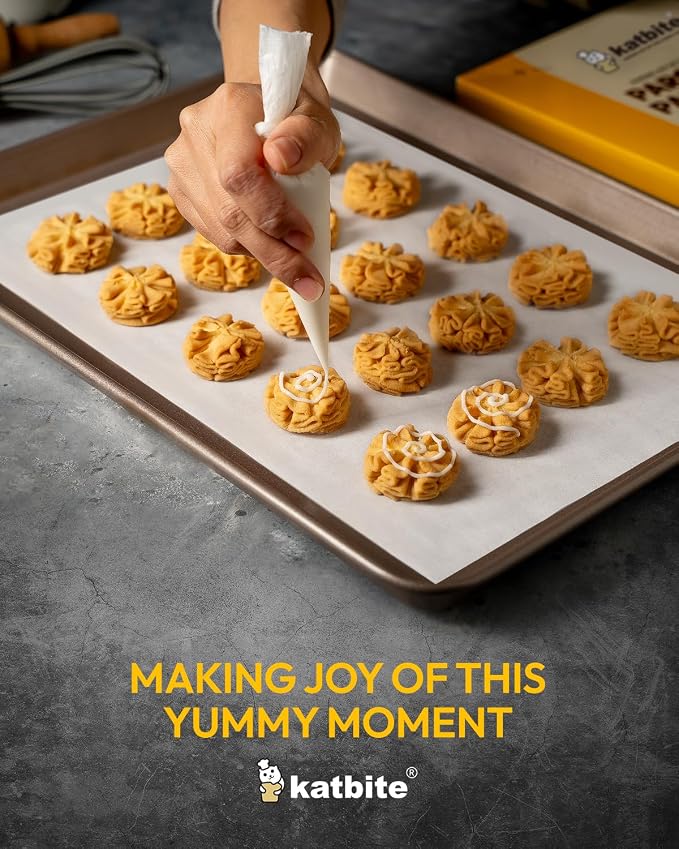 Katbite 75Pcs White Parchment Paper Sheets 12x16IN, Pre-Cut Heavy Duty - Image 7