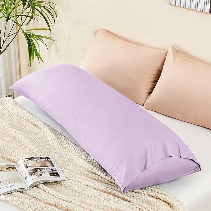 BEDELITE Body Pillow Case Cover, Rayon Made from Bamboo, Cooling Body Pillow - Image 8