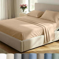 California Design Den 100% Cotton Split King Sheets, 600 Thread Count Sateen by CaliforniaDesignDen