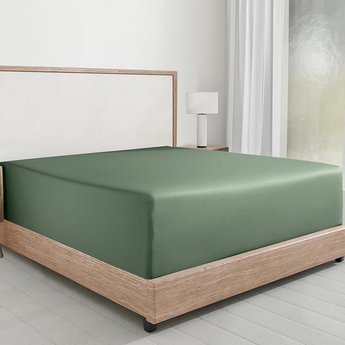 California Design Den King Fitted Sheet Only Deep Pocket by CaliforniaDesignDen