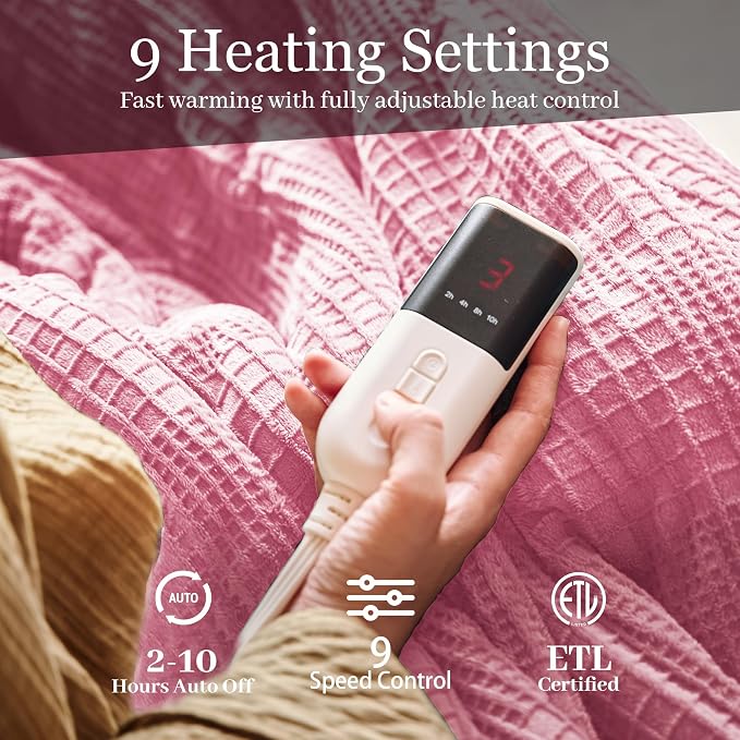 Electric Blanket Twin Size 62''X84'' - Image 2