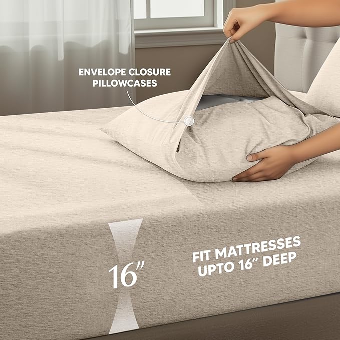 Utopia Bedding Twin Sheet Set – 3 Piece Bed Sheets - Image 4