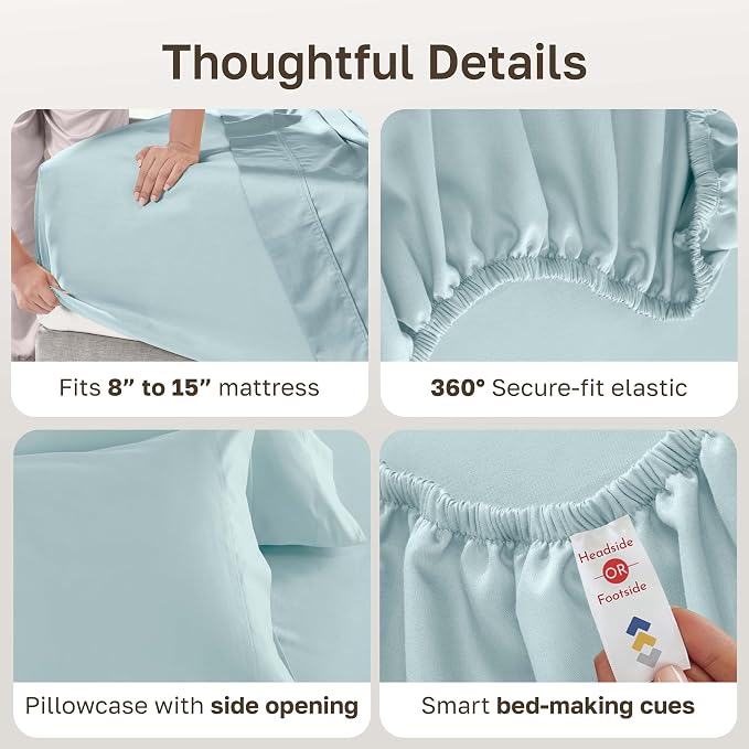 California Design Den Twin Sheet Set - Image 6