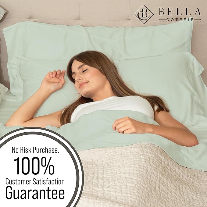 Bella Coterie | Luxury Bamboo Viscose Standard Size Pillowcase Set | 100% - Image 5