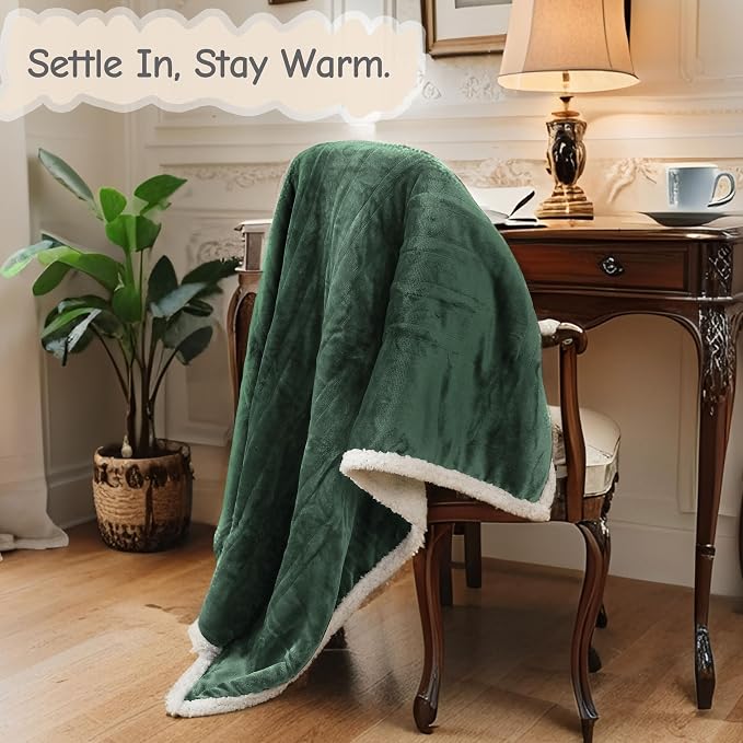 Electric Heated Blanket Queen Size 84"x90", Soft Flannel - Image 9