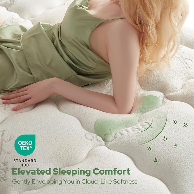 BEDLORE Twin XL Mattress Topper Viscose Derived from Bamboo, Thick Pillow Top - Image 2