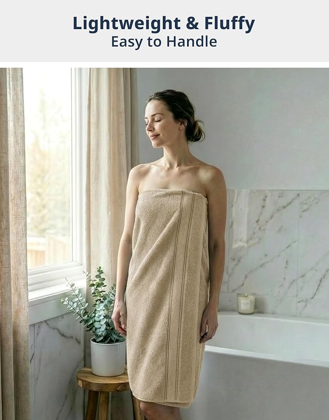 LANE LINEN Towel Set for Bathroom – 18-Pack 100% Cotton Towel, Zero Twist - Image 3