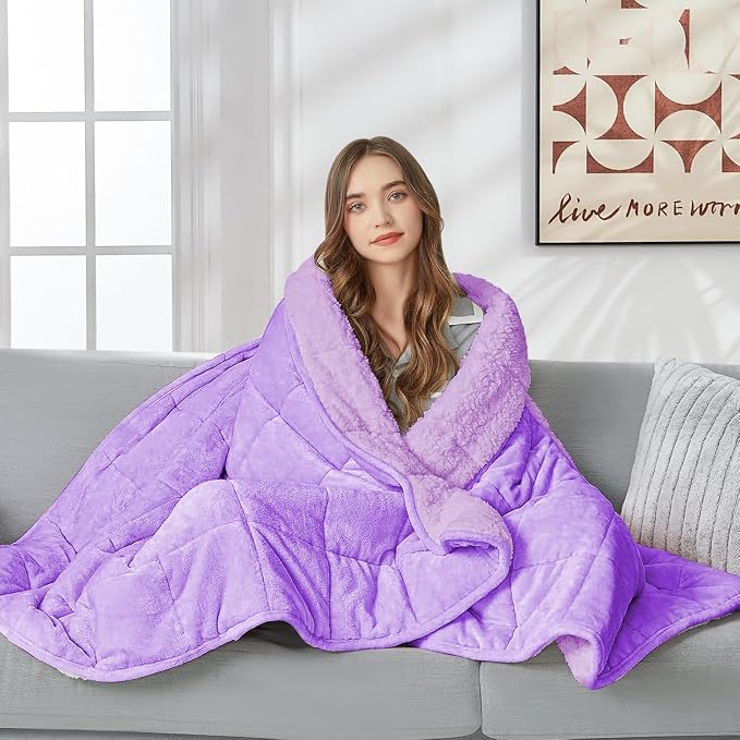 yescool Weighted Blanket for Adults Heavy Blanket for Sleeping Perfect for - Image 2