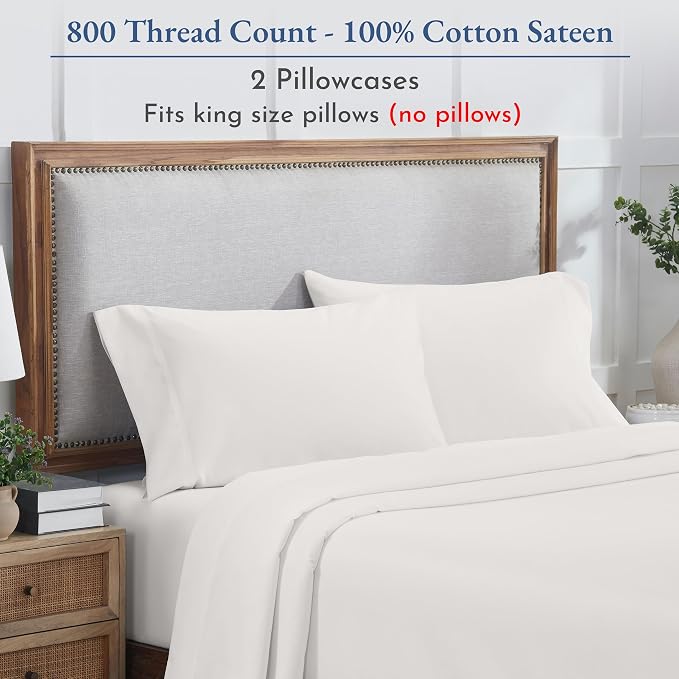 California Design Den Heirloom Soft, Smooth & Thick 800 Thread Count 100% - Image 4