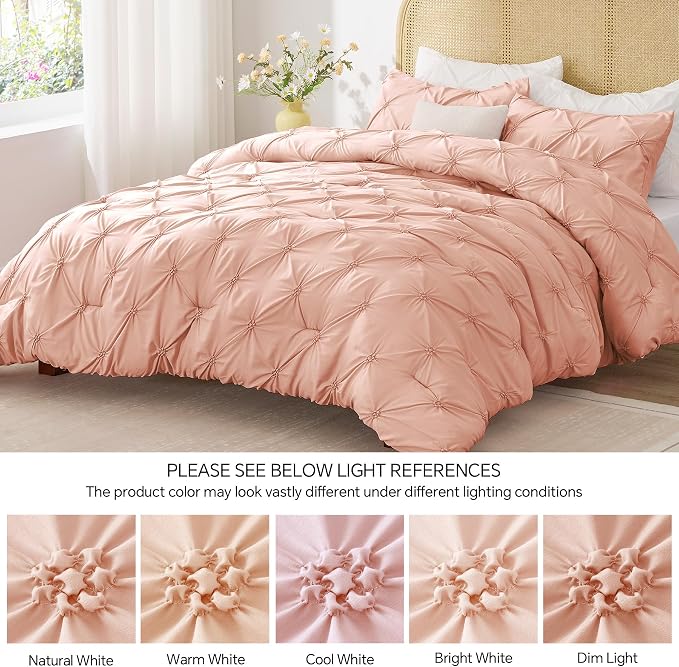 BEDELITE Dusty Pink Comforter Set Full - Image 8