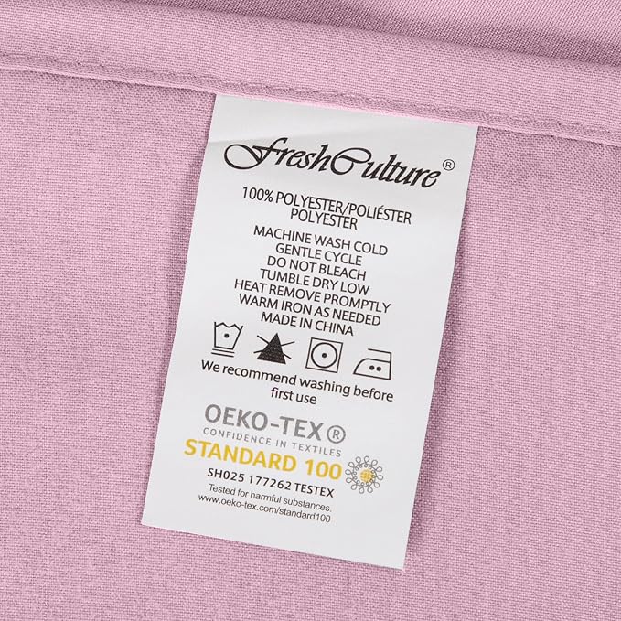 FreshCulture King Flat Sheets Only 2 Pack - Image 7