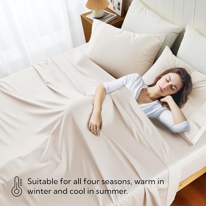 Cotton Flat Sheets Only, 600 TC 100% Cotton Flat Sheet Top Sheet Only, Full - Image 7