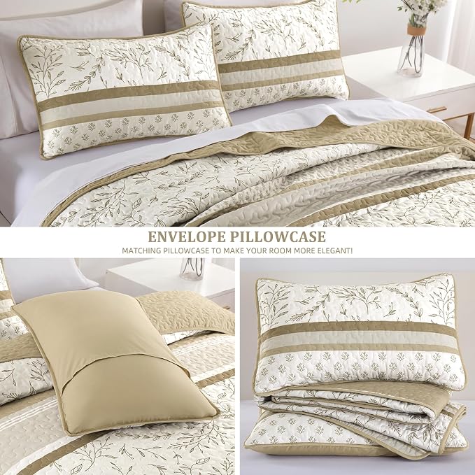 DJY Striped Quilt Set King Size - Image 5