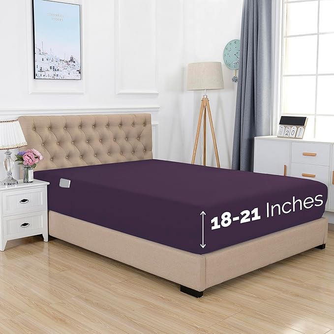 Elegant Comfort 1500 Premium Hotel Quality 18-21 Inches Deep by ELEGANTCOMFORT