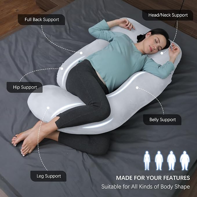 MOON PARK Pregnancy Pillows for Sleeping - Image 2